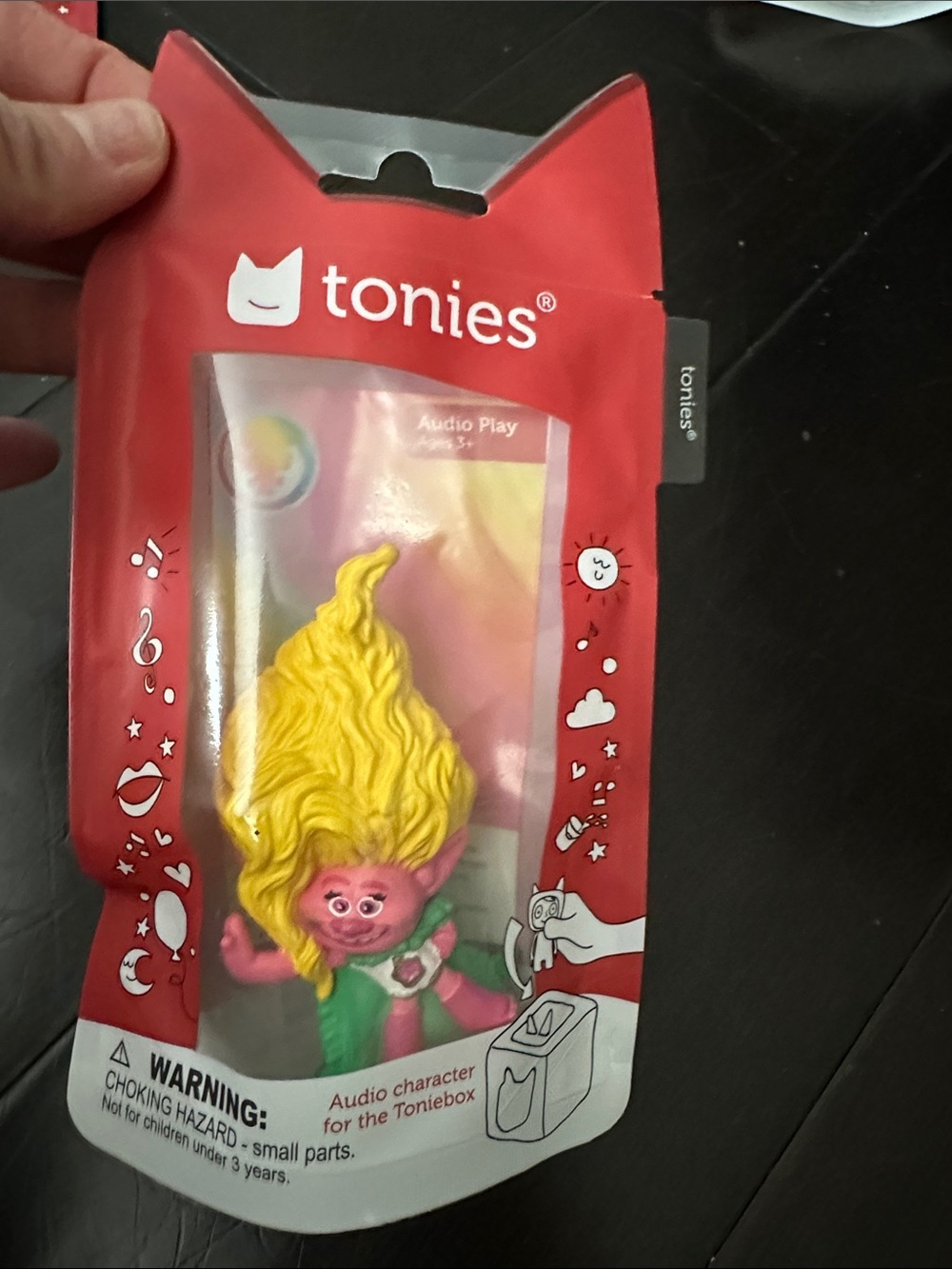Tonies Pink Troll Audio Character with Yellow Hair